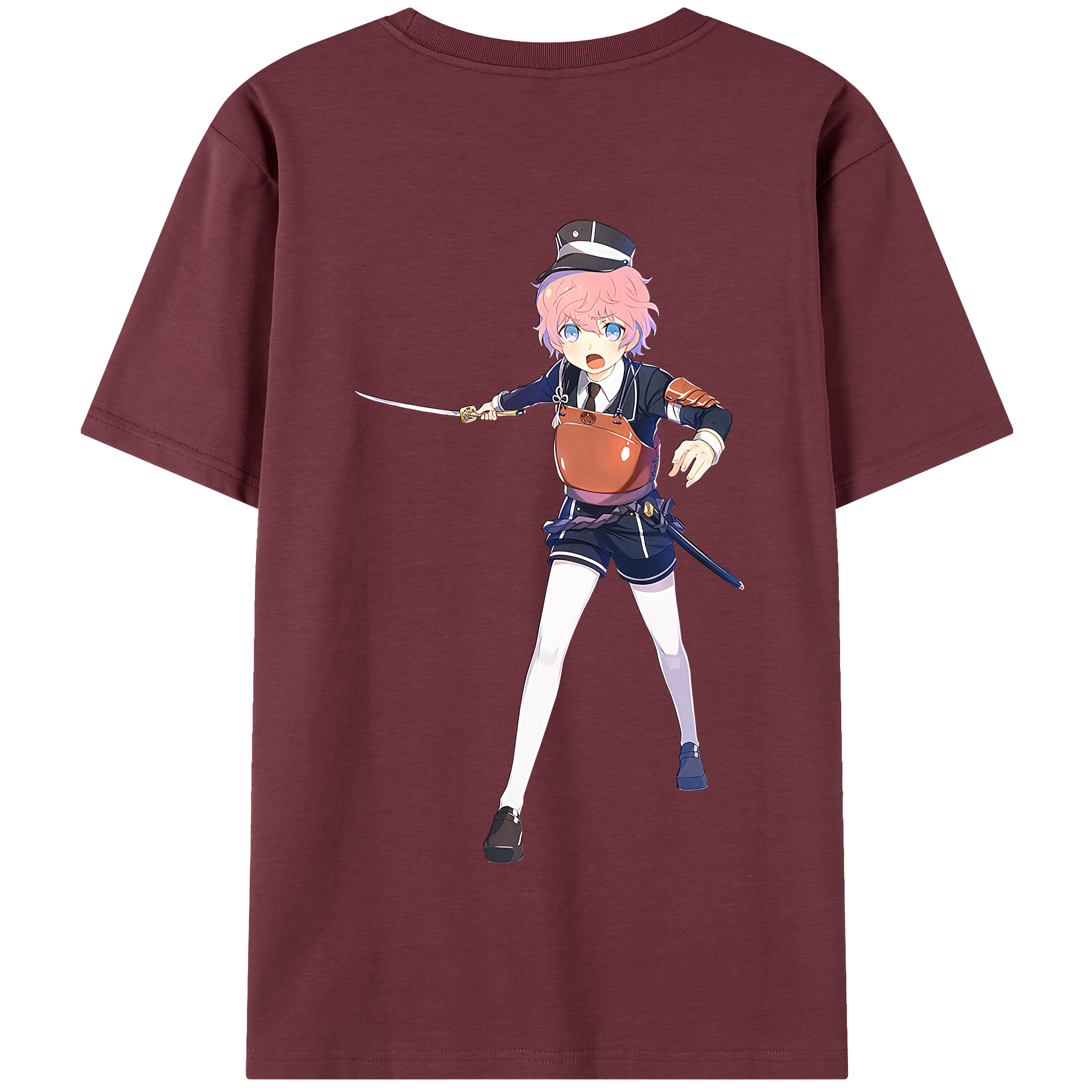 （画像用） 刀剣乱舞 Touken Ranbu 綿100％半袖Tシャツ（背面プリント）